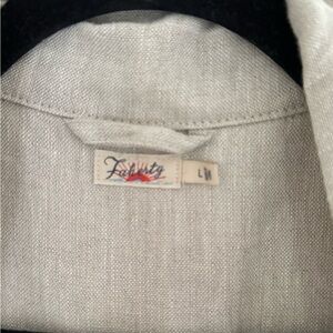 Faherty midi dress. Size Large. Linen.